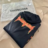日本未入荷 バレンシアガ コピーおすすめ ​メタリカロックバンドシリーズイナズマロゴ柄プリントジャケット
