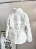 超奇跡の入荷☆ モンクレール 激安偽物 Monclerラム毛つづりウエストダウンジャケット