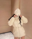 超奇跡の入荷☆ モンクレール 激安偽物 Monclerラム毛つづりウエストダウンジャケット