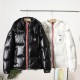 累積売上総額第１位！モンクレール 偽物通販 Moncler2色リボンカラーショートダウンジャケット