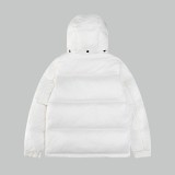 大人気 モンクレール 偽物通販 MONCLER三色ストライプダブルファスナー3色ファスナードア襟ダウンジャケット