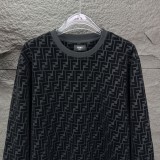 一目惚れ♪ フェンディ 激安偽物 フロックフルプリントロゴカップル用丸首パーカー