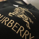 高品質 バーバリー 偽物通販 2024新型馬術刺繍接合衛衣