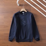 累積売上総額第１位！バーバリー n級品 馬術騎士エンブレム男性用加絨カジュアル丸首長袖衛衣3色