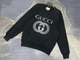高品質 グッチ n級品 印紙アルファベットロゴラウンドネック長袖衛衣