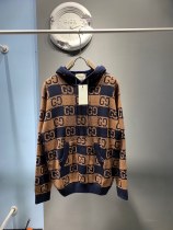 累積売上総額第１位！グッチ 偽物通販 ジャカード連帽ニットセーター