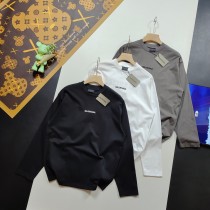 新作 バレンシアガ n級品 2024 SS前後クラシックアルファベット刺繍長袖Tシャツ3色