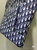 ★超人気 ディオール n級品 千鳥格子ストライプクラシックな老花のリバーシブルスタンドカラーノースリーブダウンベスト