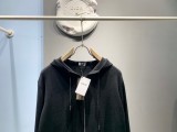 一目惚れ♪ ディオール 激安偽物 2024SSCD刺繍カシミヤジップ連帽スポーツカーディガンニット