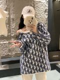累積売上総額第１位！ディオール 激安通販 刺繍ジッパー長袖ヘッダーセーター