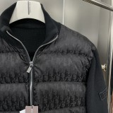 一目惚れ♪ ディオール 激安通販 2024 Ss秋冬新作ジャカードニットキルティングダウンジャケット