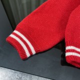 日本未入荷 クロムハーツ 激安偽物 刺繍アルファベットパッチワークセーターコートベースボールコート