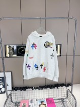 【話題商品！】クロムハーツ コピーおすすめ 秋冬の新しいアルファベットプリントのフードコート