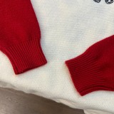超奇跡の入荷☆ クロムハーツ コピー 2024新年限定梵字十字架アルファベット刺繍ロゴニットセーター