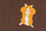 大人気 ロエベ n級品 刺繍ウサギ連帽衛衣
