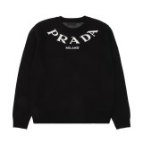超奇跡の入荷☆ プラダ 偽物通販 アルファベットLOGOニットクルーネックセーター