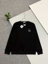 日本未入荷 ロエベ 激安通販 2024秋冬定番胸元刺繍ロゴラウンドネック
