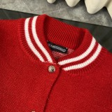 日本未入荷 クロムハーツ 激安偽物 刺繍アルファベットパッチワークセーターコートベースボールコート