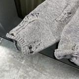 大人気 クロムハーツ コピー クロスを貼って穴をあけるニットセーターのヘッダー