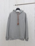 追跡付 ロエベ 激安通販 SS 25新型連帽抜縄小標刺繍衛衣