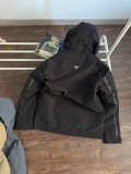大人気 プラダ コピー コピーおすすめ 戸外圧着防風防水P綿軽量多ポケット軍服綿コート3色