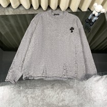 大人気 クロムハーツ コピー クロスを貼って穴をあけるニットセーターのヘッダー