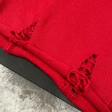★超人気 クロムハーツ 激安通販 クロスを貼って穴をあけるニットセーターのヘッダー