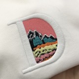 ★超人気 ディオール コピーおすすめ 2024新重工刺繍ロゴ丸首衛衣