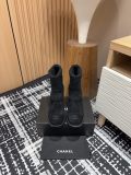使い勝手良し シャネル 激安偽物 24 Ss秋冬Chanel小香太ヒール毛糸ショートブーツ