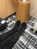 【限定】シャネル 偽物通販 秋冬のメタリックバックルの太ヒールブーツ