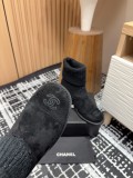 使い勝手良し シャネル 激安偽物 24 Ss秋冬Chanel小香太ヒール毛糸ショートブーツ