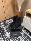 使い勝手良し シャネル 激安偽物 24 Ss秋冬Chanel小香太ヒール毛糸ショートブーツ
