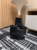 使い勝手良し シャネル 激安偽物 24 Ss秋冬Chanel小香太ヒール毛糸ショートブーツ