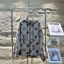 ★超人気 ルイヴィトン n級品 Lv老花満印カジュアルカップルキャップコート