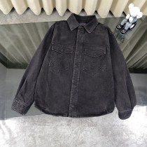 追跡付 ルイヴィトン 偽物通販  25ssLV重工水洗いして旧ダークボタンのワークジャケット