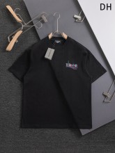 【話題商品！】バレンシアガ 激安通販 コーラアルファベットのパリタワーロゴプリント半袖Tシャツ