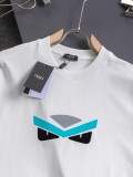 日本未入荷 フェンディ 激安偽物 青い眉毛と黒い目の小さな怪獣半袖Tシャツ