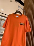 日本未入荷 バーバリー n級品 マイクロロゴ入りコットンのゆったり半袖Tシャツ