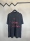 入手困難 バレンシアガ コピー 2025 SSバレンタインLOVEYハートシルエット半袖Tシャツ