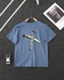 日本未入荷 バーバリー コピー スケッチプラカードプリント夏の丸首半袖Tシャツ2色