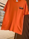 日本未入荷 バーバリー n級品 マイクロロゴ入りコットンのゆったり半袖Tシャツ