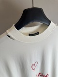 超話題! バレンシアガ スーパーコピー 2025 SSバレンタインLOVEYハートシルエット半袖Tシャツ