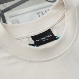 追跡付 バレンシアガ 激安通販 ファジィコーラインキプリントロゴ半袖Tシャツ