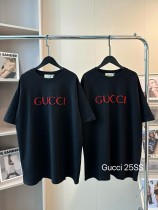 大人気 グッチ スーパーコピー 刺繍アルファベットロゴ半袖Tシャツ