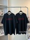 大人気 グッチ スーパーコピー 刺繍アルファベットロゴ半袖Tシャツ