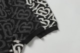 ★超人気  バーバリー コピーおすすめ クルーネックニット定番ジャカードクラフトセーター半袖Tシャツ
