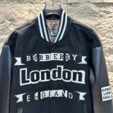 【限定】バーバリー コピー フロックアルファベット刺繍パッチワーク野球着ジャケット