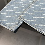 累積売上総額第１位！ バレンシアガ 偽物通販 アルファベットロゴ弾幕満印タンニンジーンズ