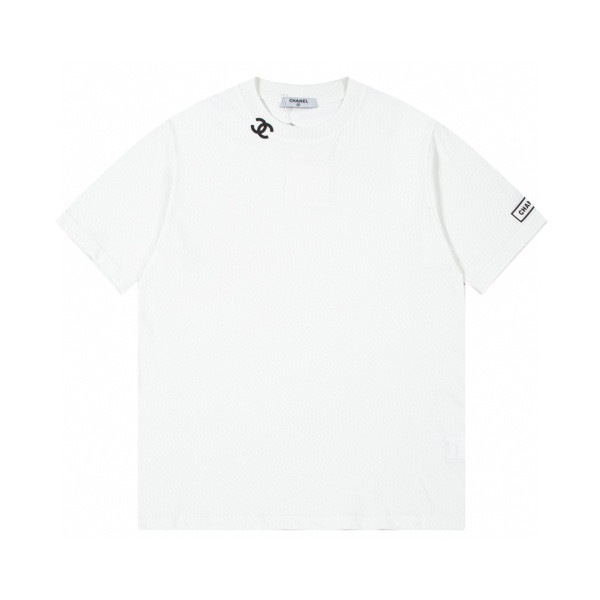 一目惚れ♪  シャネル 激安偽物 25 ss新作プリントラウンドネックTシャツ半袖