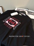 ★超人気 グッチ コピー 重工植毛ロゴ半袖Tシャツ